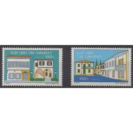 Turquie - Chypre du nord - 1993 - No 330/331 - Architecture Prix Promo