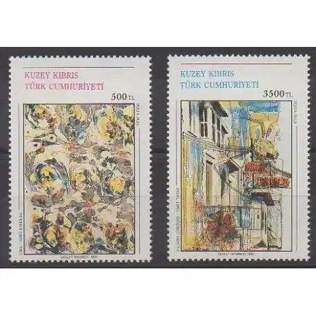 Turquie - Chypre du nord - 1992 - No 303/304 - Peinture Prix Choc
