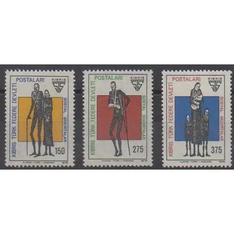 Turquie - Chypre du nord - 1978 - No 43/45 Achat Immédiat
