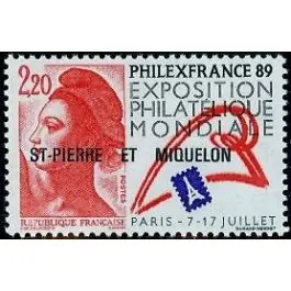 Expédition Rapide Timbre de collection Saint-Pierre et Miquelon - 0489