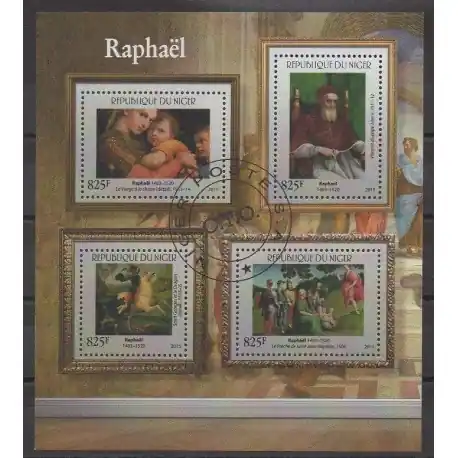 Niger - 2015 - No 3051/3054 - Peinture - Oblitérés Livraison Gratuite