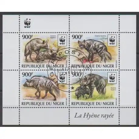 Niger - 2015 - No 3067/3070 - Mammifères - Espèces menacées - WWF - Oblitérés Achetez Aujourd’hui