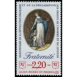 Timbre de collection Saint-Pierre et Miquelon - 0501 Fait Main