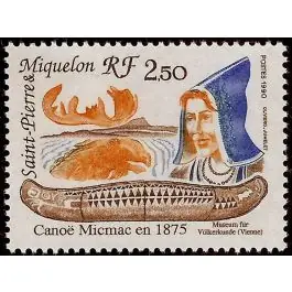 Timbre de collection Saint-Pierre et Miquelon - 0527 Paiement Sécurisé