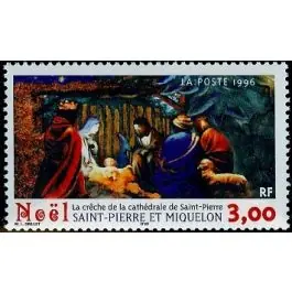 Timbre de collection Saint-Pierre et Miquelon - 0638 Authentique