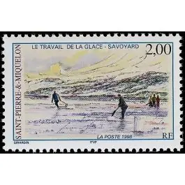 Timbre de collection Saint-Pierre et Miquelon - 0673 Dernier Modèle
