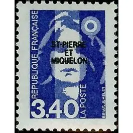 Timbre de collection Saint-Pierre et Miquelon - 0555 Paiement Sécurisé