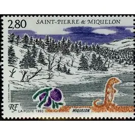 Timbre de collection Saint-Pierre et Miquelon - 0585 Gros Lot
