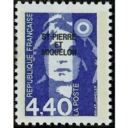 Seulement Aujourd’hui Timbre de collection Saint-Pierre et Miquelon - 0589
