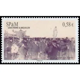 Timbre de collection Saint-Pierre et Miquelon - 0986 Fait Main