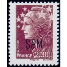 Timbre de collection Saint-Pierre et Miquelon - 0998 Prix Cassé