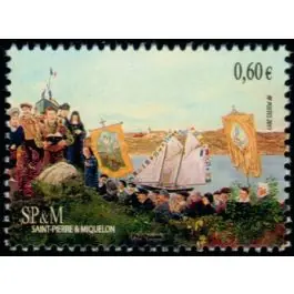 Haute Qualité Timbre de collection Saint-Pierre et Miquelon - 1019