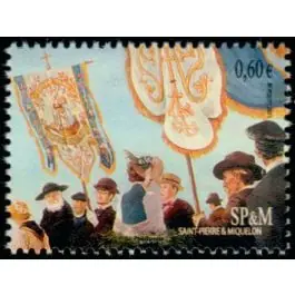 Dernier Modèle Timbre de collection Saint-Pierre et Miquelon - 1021