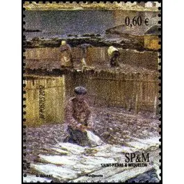 Timbre de collection Saint-Pierre et Miquelon - 1042 Bon Plan