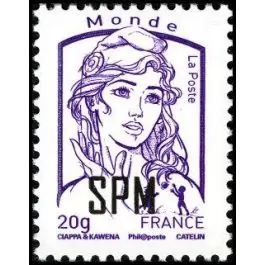 Timbre de collection Saint-Pierre et Miquelon - 1091 Livraison Mondiale