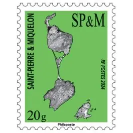 Expédié Aujourd’hui Timbre de collection Saint-Pierre et Miquelon - 1336 Carte SPM 2024