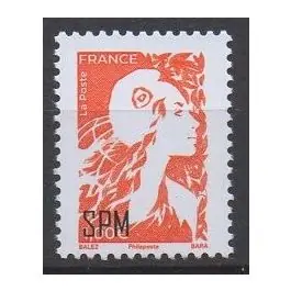 Premium Timbre de collection Saint-Pierre et Miquelon - 1346 1€ Gomme - Marianne de l'avenir