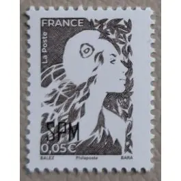 Livraison Mondiale Timbre de collection Saint-Pierre et Miquelon - 1371 0.05€ Gomme - Marianne de l'avenir