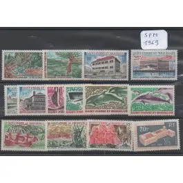 Authentique Timbre de collection Saint-Pierre et Miquelon - Anne 1969